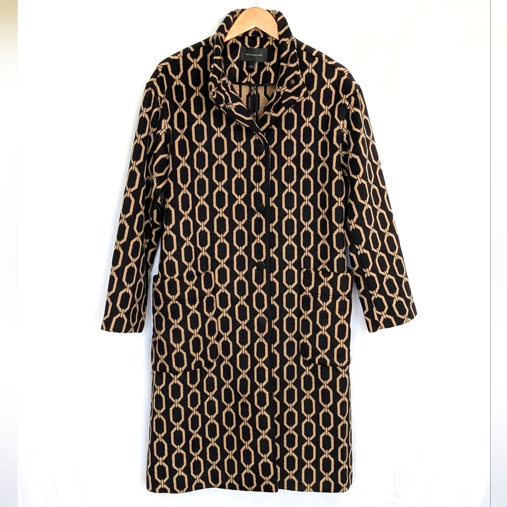 Ann Taylor The Link Wool Blend Coat